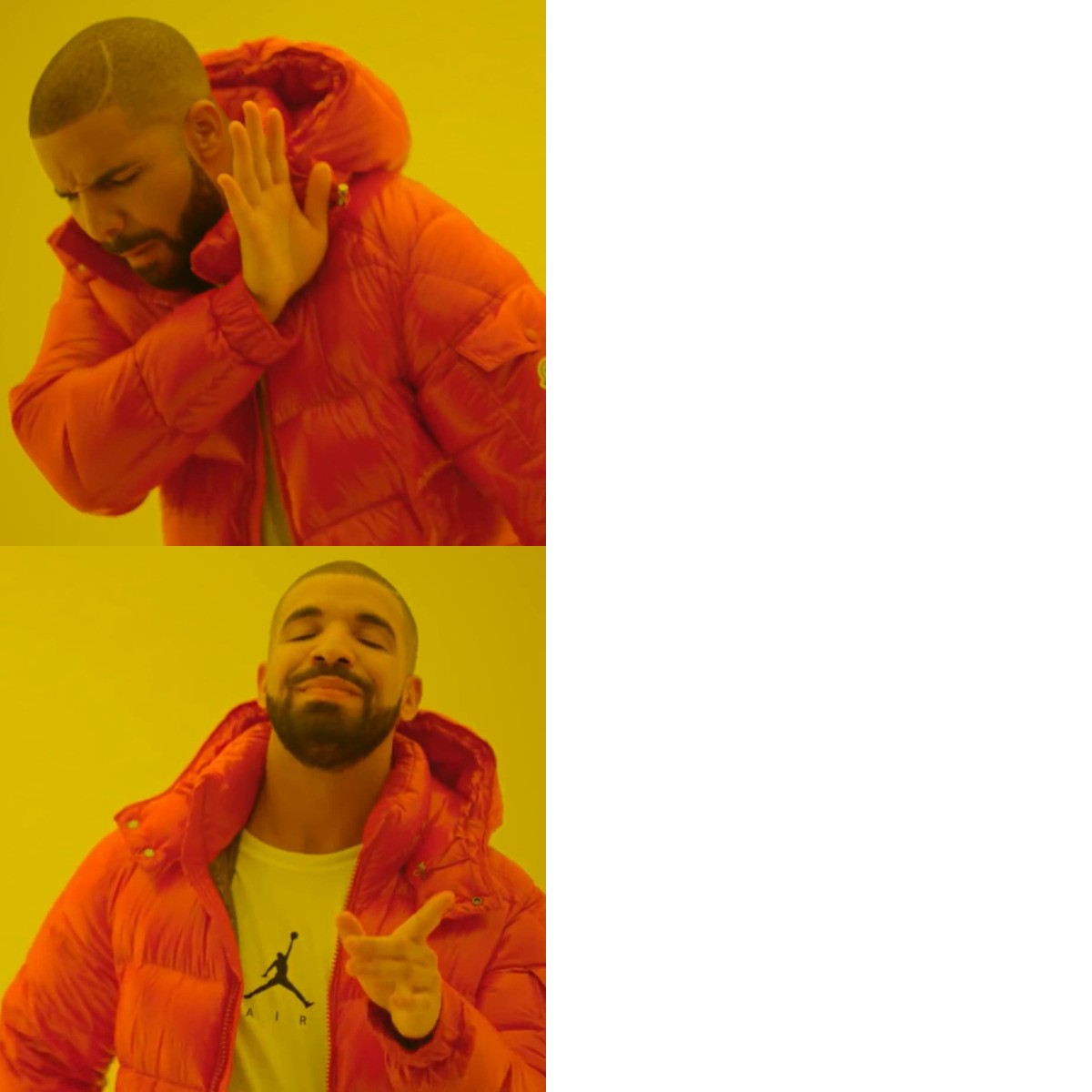 Drake Hotline Bling meme about K9 Ballistics