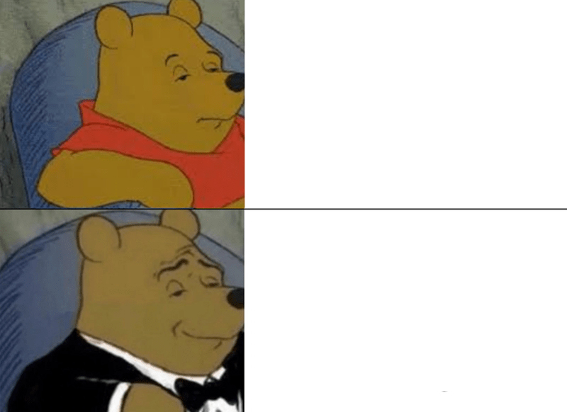 Tuxedo Winnie The Pooh meme about K9 Ballistics